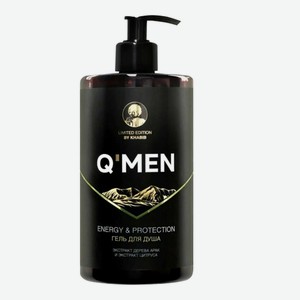 Гель для душа Q’MEN power мужской, 640мл