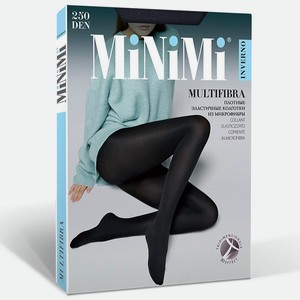 Minimi колготки Multifibra 250 ден, nero, размеры: 2,3,4,5 в СуперМаге