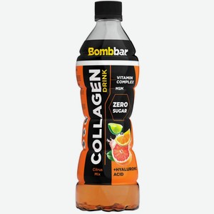 Напиток спортивный BombBar Collagen цитрусовый микс 500мл в Спортмастере