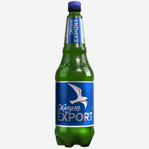 Пиво Жигули Барное Экспорт , светлое, пастеризованное, пл/б, 4,8%, 1,25 л в Караване
