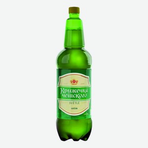 Пиво Кружечка Чешского , светлое, фильтрованное, пастер., пл/б, 4,3%, 1,15 л в Караване