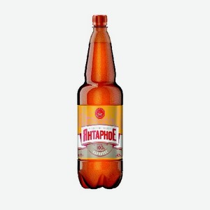 Пиво Народное Янтарное , светлое, фильтрованное, пастер., пл/б, Очаково, 4,2%, 1,35 л в Караване