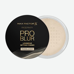 Стойкая пудра для лица с матовым финишем Max Factor Facefinity Pro Blur Longwear Setting Powder