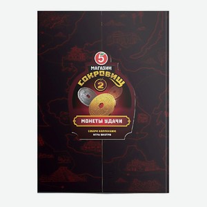 Альбом для сбора коллекции монет Магазин сокровищ 2, 1 шт в Пятерочке