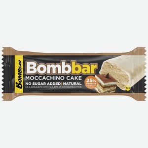 Батончик Bombbar со вкусом Торт Моккачино глазированный 40г, 40 мл в Пятерочке