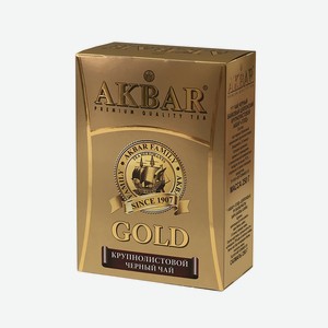 Чай черный АКБАР ГОЛД крупнолистовой, 250 г — 299,90 ₽, Дикси с 19 по 25 октября