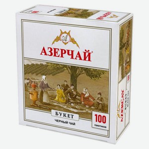 Чай черный байховый Букет Азерчай, 100 пак. в Да!