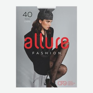 Чёрно-коричневые колготки женские 40 den р.3 Allure Chere 50 г в Тезенисе
