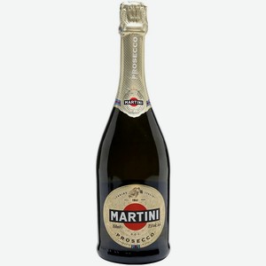 Вино игристое Мартини Просекко DOC рег.Венето и Фриули Венеция Джулия бел/сух 11,5% 0,75л в РусАлке