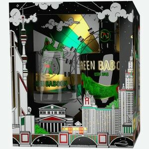 Джин Green Baboon 0,7 л в подарочной упаковке + стакан в Винлабе