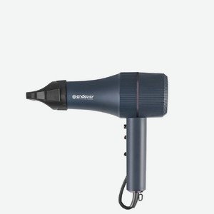 ENDEVER Фен для волос женский, Aurora-515, темно-синий, 2200 Вт, 2 насадки, 3 температурных режима, 2 скорости в ДНСе