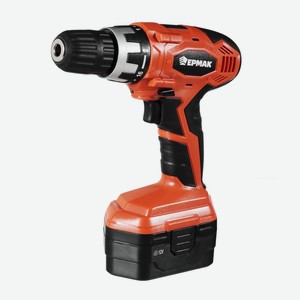 ЕРМАК Дрель-шуруповерт аккум. ДША 12 /Ni-Cd/12V/ 1,2А*ч /0-550об/мин /12Н*м /коробка в Кастораме