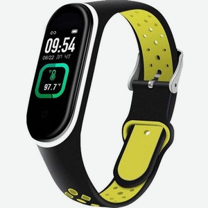 Фитнес-трекер Smarterra FitMaster Ton, 0.96 , черный / черный/желтый [smft-t06] в Ситилинке