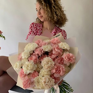 FLOWERNA Диантусы нежный микс, Букет в Летуале