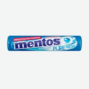 Жевательная резинка  Свежая мята  , Mentos, 15,5 г в Фикс Прайсе