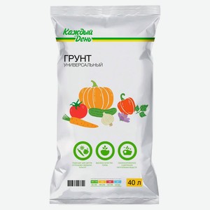 Грунт универсальный «Каждый день», 40 л в Ашане