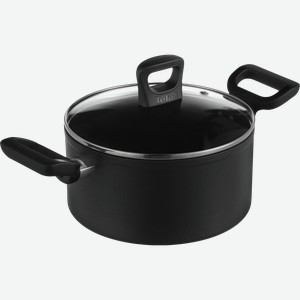 Кастрюля TEFAL Flavor Force 20см, Thermo-Signal, стеклянная крышка, антипригарное покрытие в Ленте