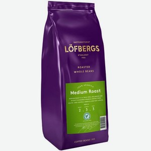 Кофе в зернах Lofbergs Medium Roast зерно 1kg в М.Видео