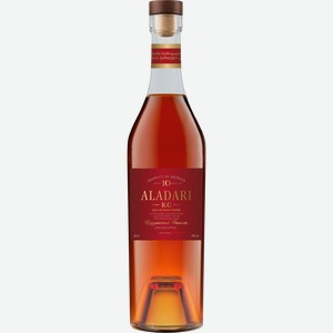Коньяк ALADARI Грузинский марочный КС старый 10 лет 40%, 0.5л в Ленте