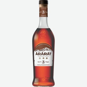Коньяк АРАРАТ 3 года Армянский ординарный алк.40%, Армения, 0.5 L в Мини Ленте
