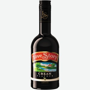 Ликёр Love Story Сливочный эмульсионный 19%, 50мл в Перекрестке