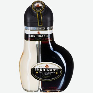 Ликёр Sheridan s Coffee Layered Liqueur двухслойный со вкусом кофе 15.5%, 500мл в Перекрестке