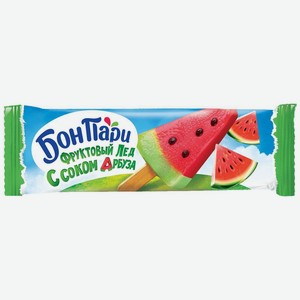 Мороженое Бон Пари Арбузик фруктовый лёд, 67 г в Маркете Вкуса