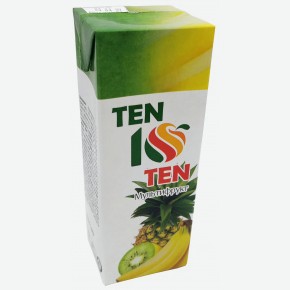 Мультифрутовый нектар TEN 10 б/к 1л в Светофоре