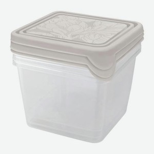 Набор контейнеров Пластик Репаблик квадратных 3шт 750мл + 450мл в ассортименте в Магните