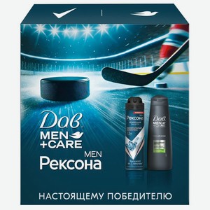 Набор подарочный Рексона + Дав Men Power Time антиперспирант + гель, 318 г в Пятерочке