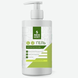 NEOMINT Концентрированный гель для мытья посуды с натуральным ароматом алоэ и зеленого чая, 500 мл в Летуале