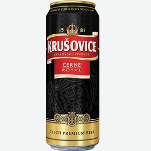 Пиво Krusovice Cerne темное 4,1%, 430 мл в Атаке
