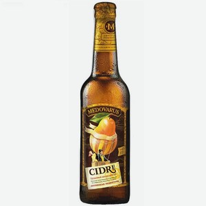 Пуаре Грушевый сидр игристый жемчужный полусладкий фильтрованный непастеризованный 4,5% 0,33л в РусАлке