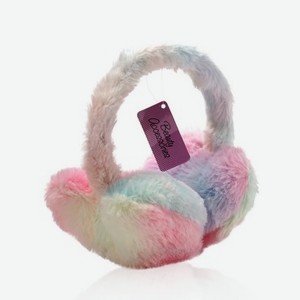 Пушистые наушники на голову Beauty Accessories   сердце   , розово-голубой в Улыбке Радуги