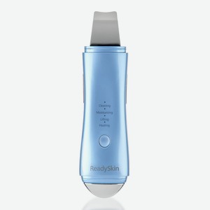READYSKIN Аппарат для ультразвуковой чистки лица ZY8300, микротоки, ионофорез, термомассаж, лифтинг, цвет: Голубой в ДНСе