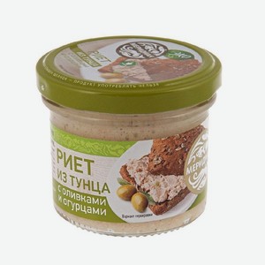 Риет МЕРИДИАН из тунца с оливками и огурцами 100 г — 109 ₽, Метро с 22 октября по 4 ноября
