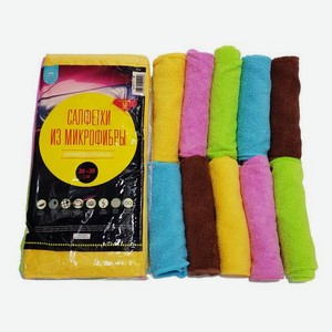 Салфетка микрофибра универсальная 30х30 см , 10 шт в Светофоре