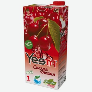 Сокосодержащий напиток  Спелая Вишня  YESTA 1 л ООО  Ярцевский комбинат алкого в Светофоре