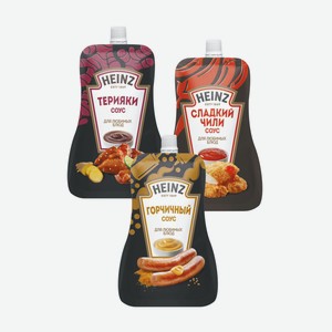 Соус Heinz Терияки/горчичный/сладкий Чили 200г в Авокадо