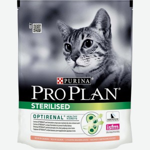 Сухой корм для кошек Pro Plan Optirenal Sterilised с лососем 400г в Кошкином Доме