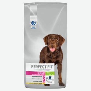 Сухой корм PERFECT FIT для взрослых собак >10 кг с курицей, 14,5 кг — 4 990 ₽, Метро с 8 по 21 октября