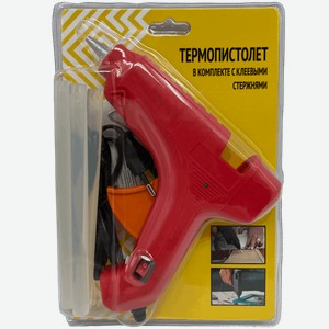 Термопистолет с клеевыми стержнями в Кастораме