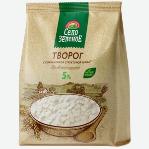 Творог Село Зеленое, 5% 300 г в Магните Семейном