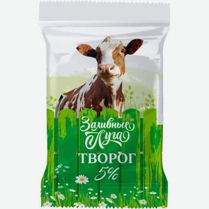 Творог Заливные Луга, ГОСТ, 5%, 200 г в Да!